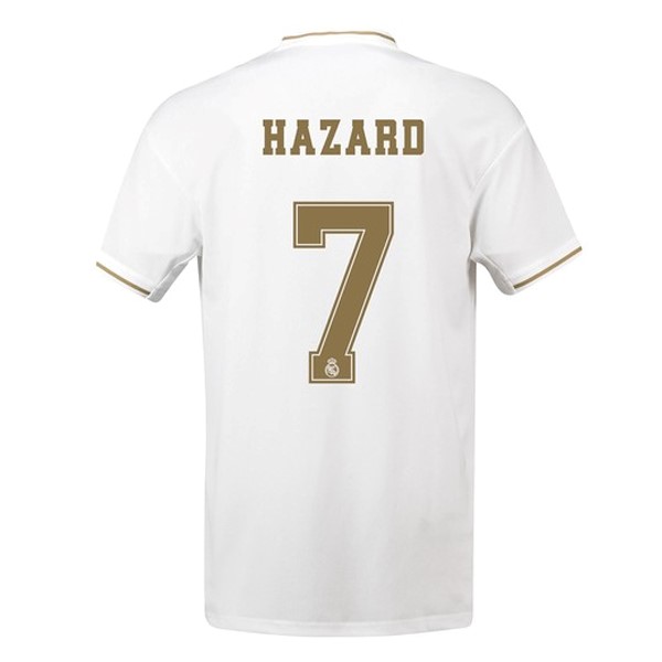 Maillot Football Real Madrid NO.7 Hazard Domicile 2019-20 Blanc